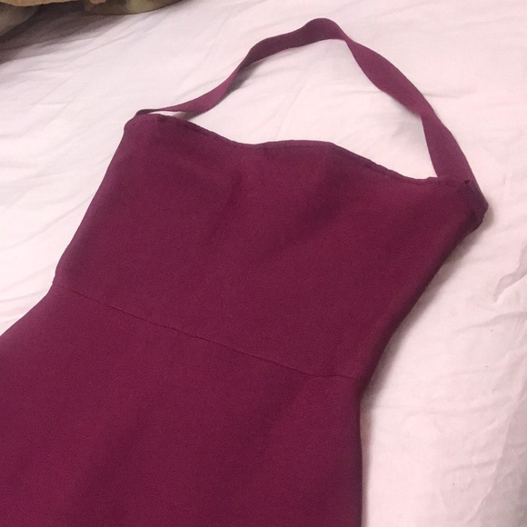 Gorgeous bandage dress in maroon color new ! - Picture 2 of 4